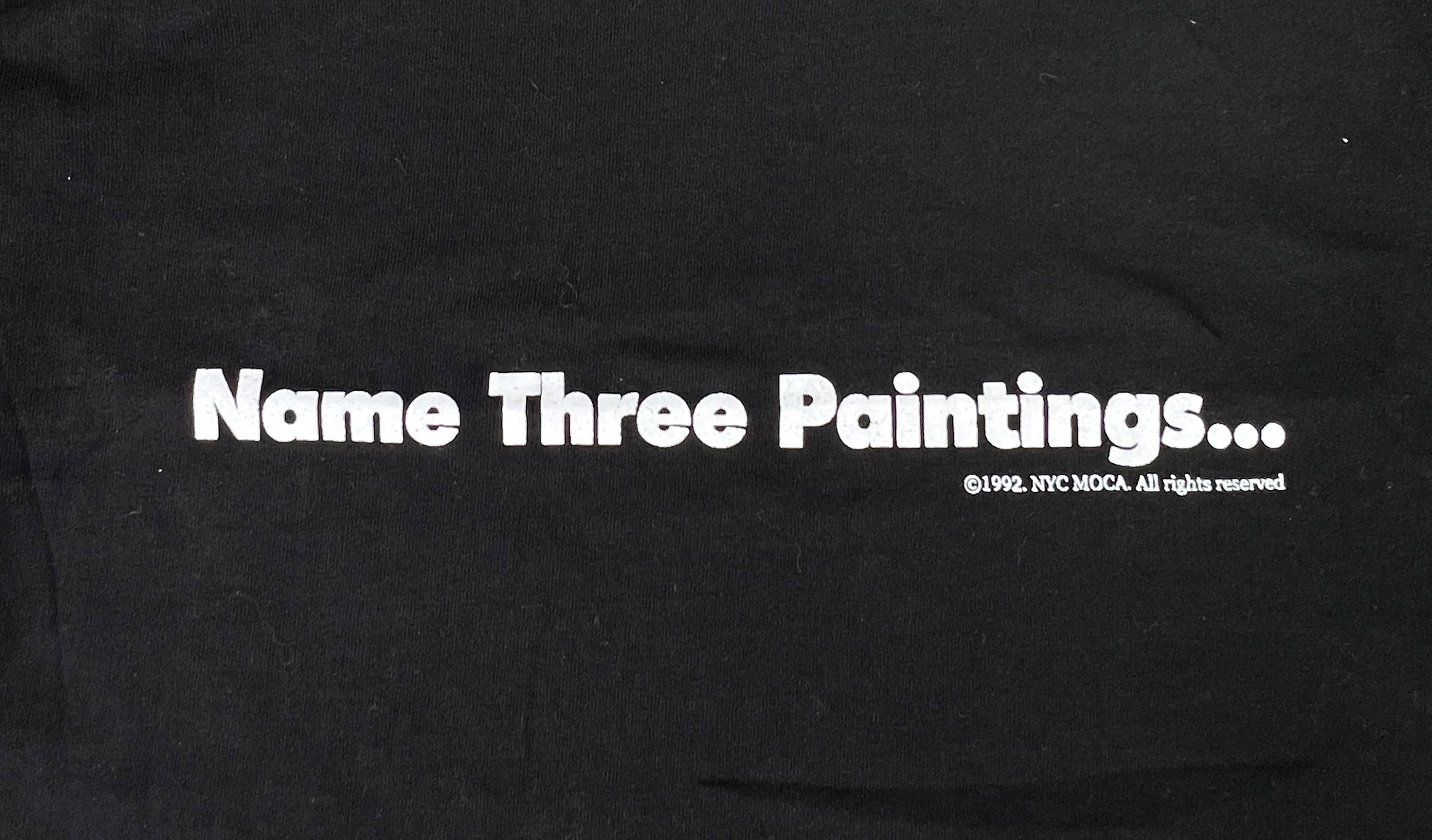 Name Three Paintings.... Retro Shirt