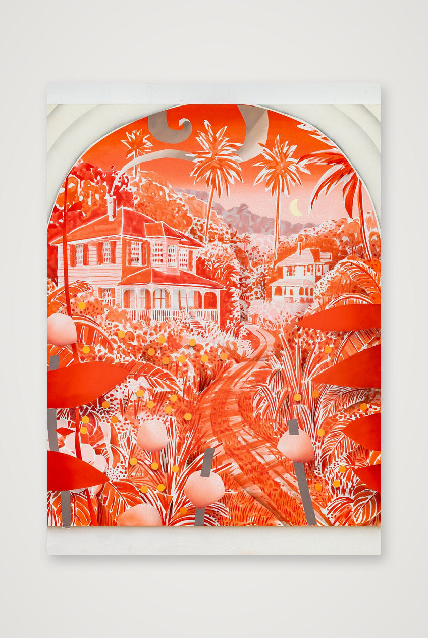 Redder Than The Moon17-4x20-2 (Prepped) — A4 (21×30cm, 8×12") Print only